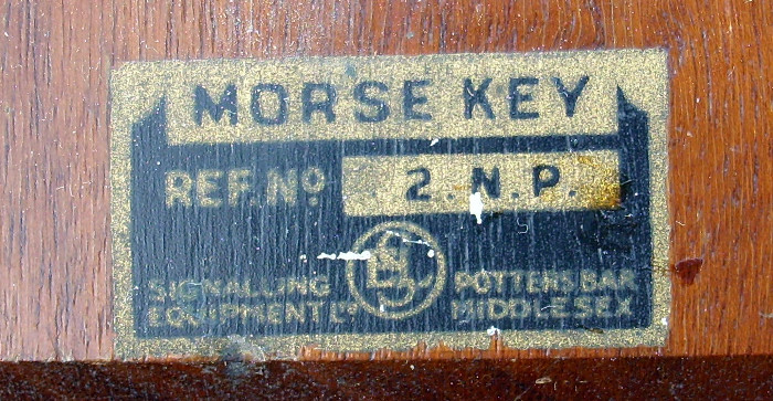 signalling equipment morse key